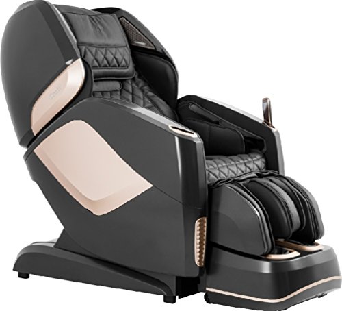 Osaki OS-Pro Maestro 4D Zero Gravity Massage Chair with Heated Rollers, L-Track Design, Touch Screen Remote (Black)