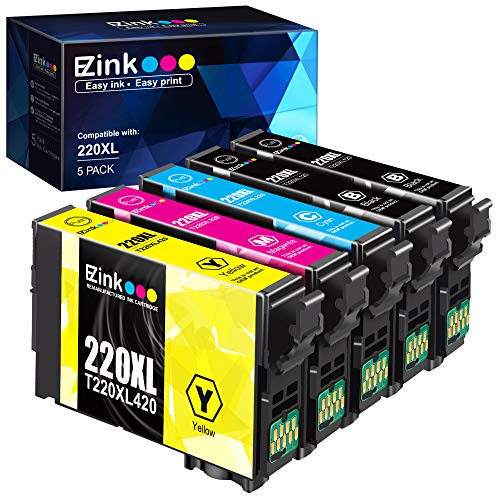 E-Z Ink Remanufactured Ink Cartridge Replacement for Epson 220 XL 220XL T220XL
