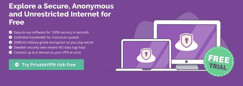 Vpn free trial without credit card